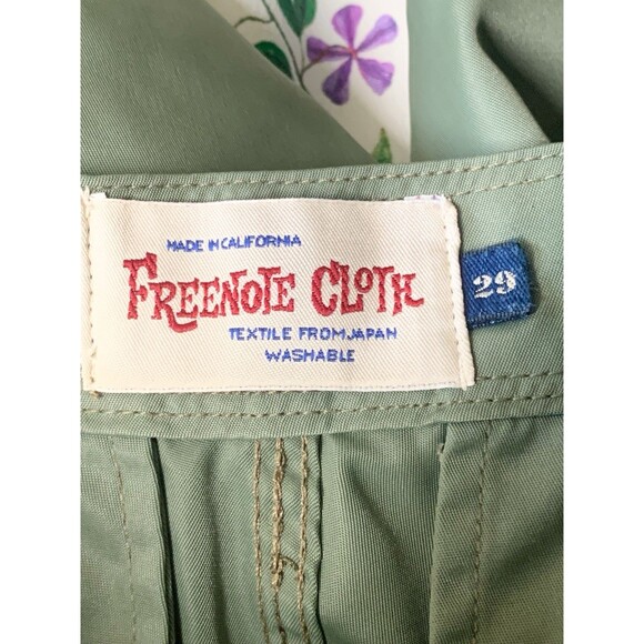 Freenote Cloth Standard Issue Board Shorts 29 Swim Trunks Olive Green Pockets - Picture 4 of 4